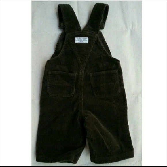 Polo Ralph Lauren Brown corduroy overalls 12 months - Picture 2 of 4
